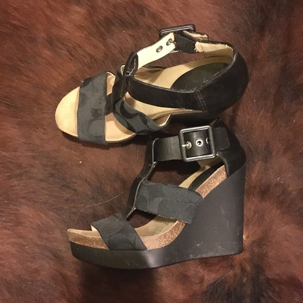 Coach wedges